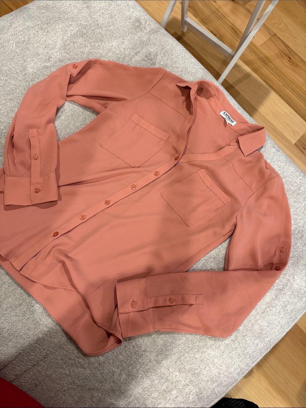 Lightweight Button-Down Shirt with Chest Pockets